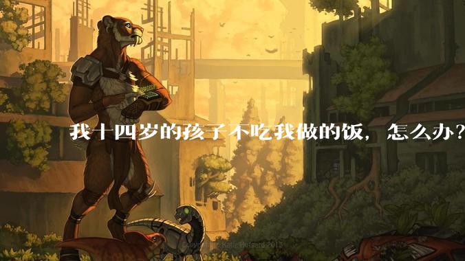 我十四岁的孩子不吃我做的饭，怎么办？